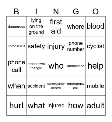 unit 3 Bingo Card