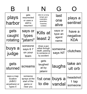 Chery road to koi Bingo Card