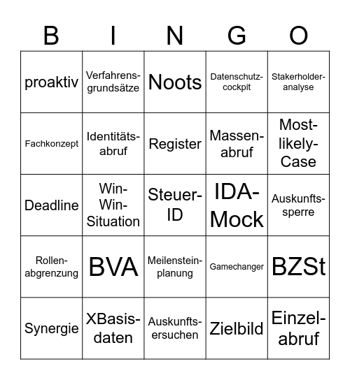 IDA&DSC Bingo Card