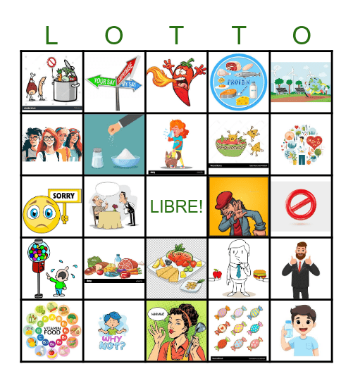 On est en forme! Bingo Card
