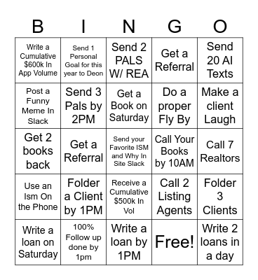 Common Sense Close Out To January Bingo Card