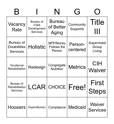 January QFR Bingo Card