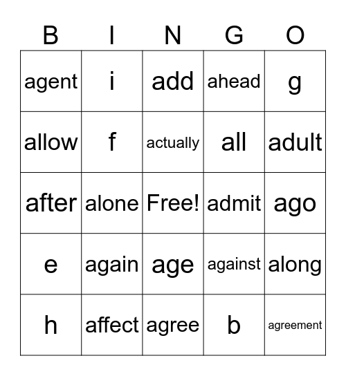 Collaboration Bingo Card