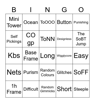 TC Bingo Card