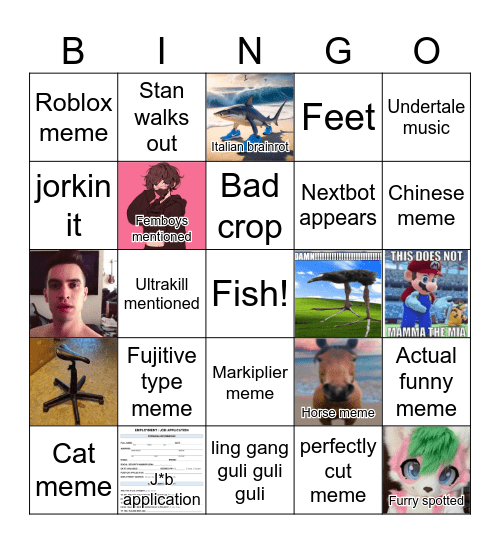 Reels Bingo 2 Bingo Card