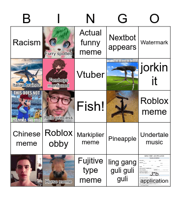 Reels Bingo 2 Bingo Card