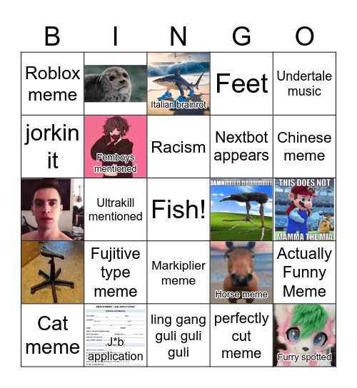 Reels Bingo 2 Bingo Card