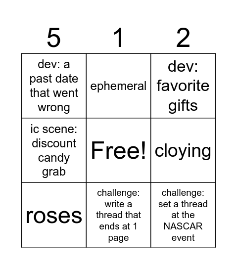 February 2026 Bingo Card