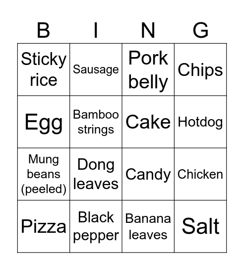 LET'S PLAY! Bingo Card