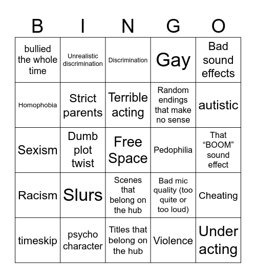 Tomorrow’s Teachings Bingo Card
