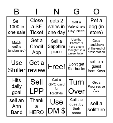 Untitled BingoSe Bingo Card