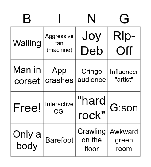 Mello Bingo Card