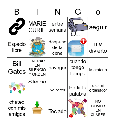 INFORMÁTICA Bingo Card