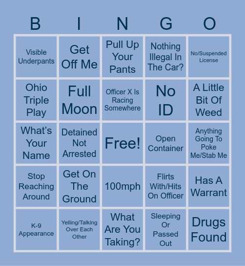 OPL 1/31/26 Bingo Card