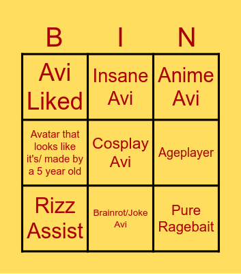 Catalog Avatar Bingoter Bingo Card