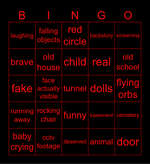 lol idk Bingo Card