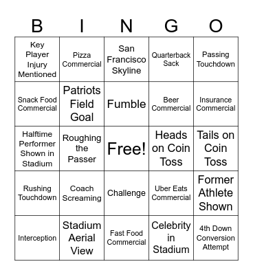 USSR 2026 Bingo Card