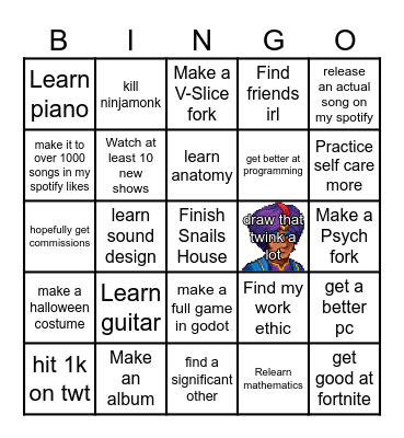 2026 Bingo Card