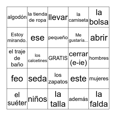 8.1R Bingo Card