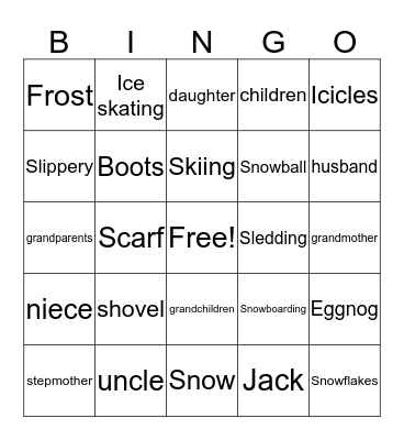 JMASS BINGO Card