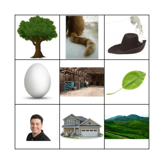 The tree on the hills  Bingo Card