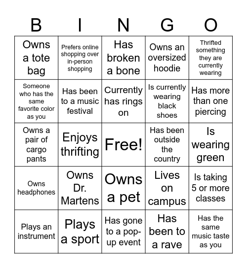★ FFA Picnic Potluck ★ Bingo Card