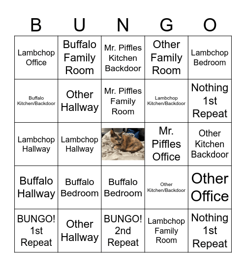BUNGO!!! 2.0 Bingo Card
