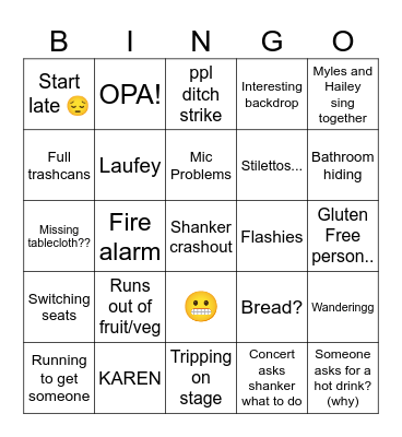 Valentine's Showcase Bingo Card