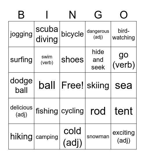 SuperInter hyper level up maybe do your best Speaking Bingo Challenge! Bingo Card