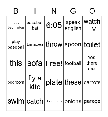 STEP 2 Bingo Card