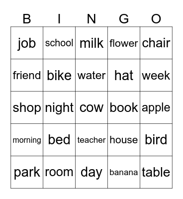 M3 Bingo Card