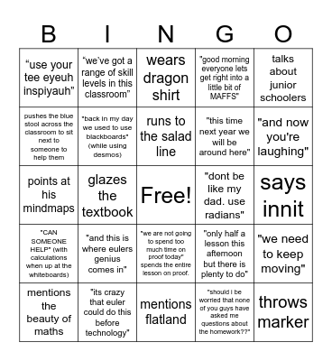 mollitt bingo Card