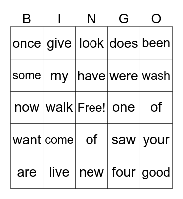 SWYCS 2-3 Bingo Card