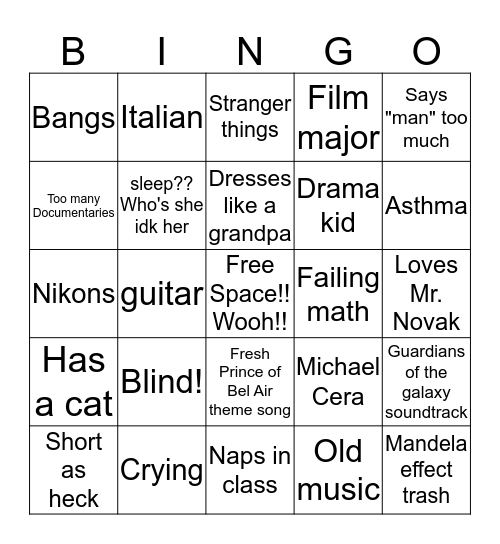 Spam Gecko Bingo Card