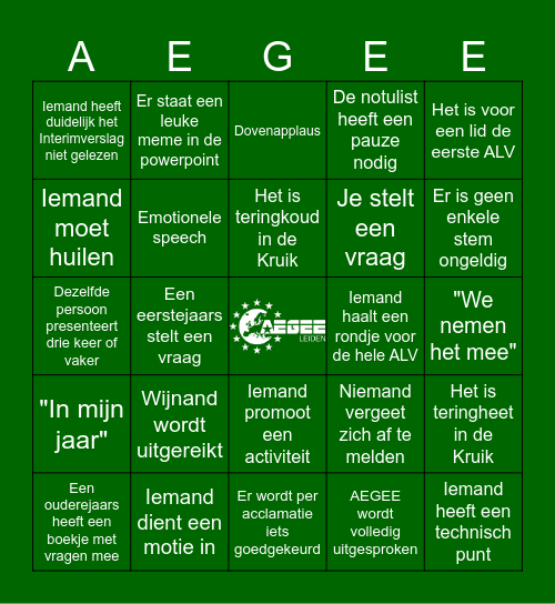 Interim-ALV 2026 Bingo Card