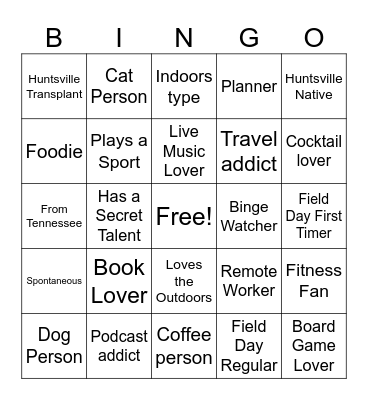 Slide Deck Bingo Card