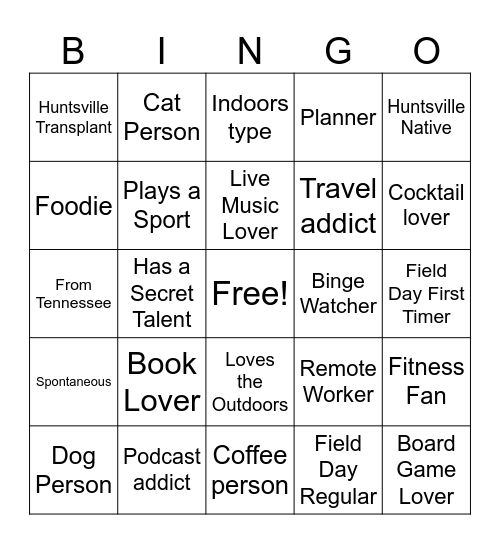 Slide Deck Bingo Card