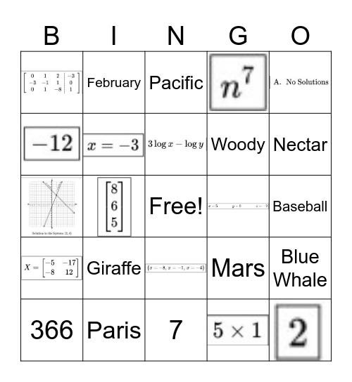 Trimester 2 Review Bingo 2026 Bingo Card