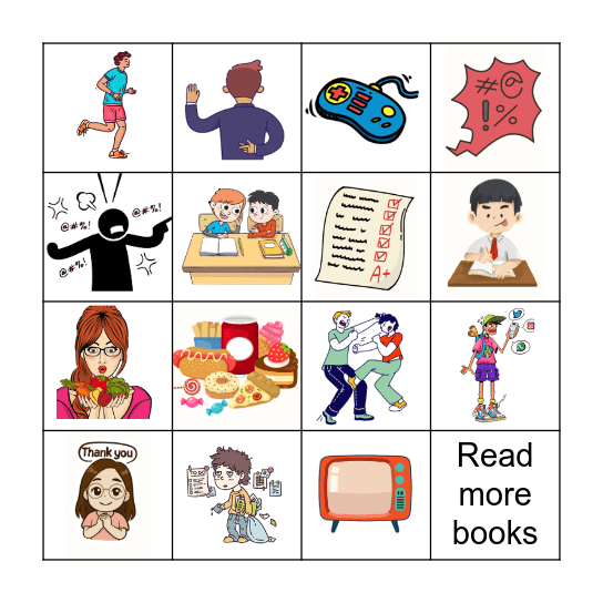 Resolutions Bingo Card