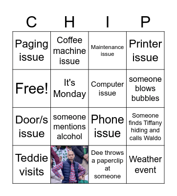 2026 February Admin Bingo Card