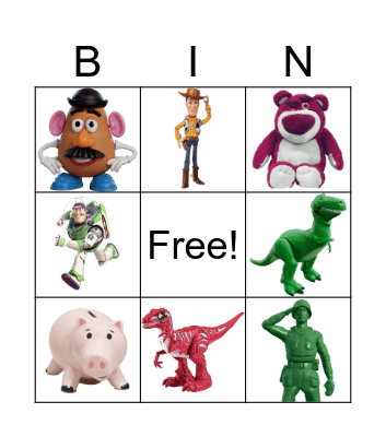 Toys Bingo Card