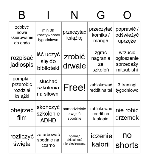 Bingo Luty 2026 Bingo Card