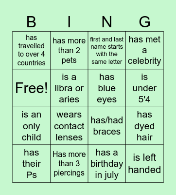 PSHS PAT Bingo Card