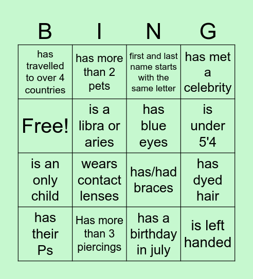 PSHS PAT Bingo Card