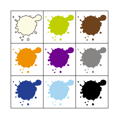 LOS COLORES Bingo Card