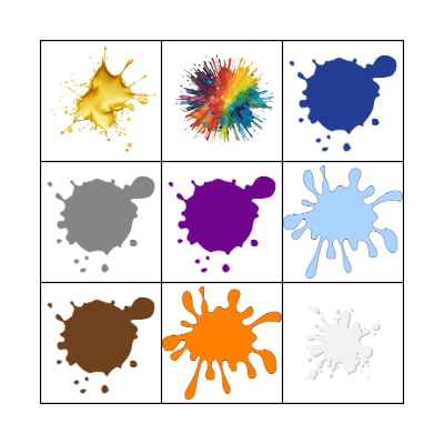 LOS COLORES Bingo Card