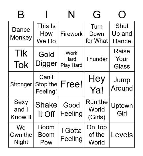 CHAMPIONS Bingo Card