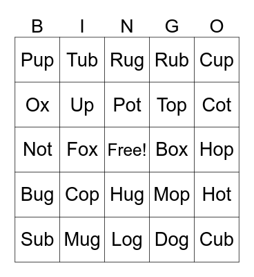 Sounds Great Bingo Card