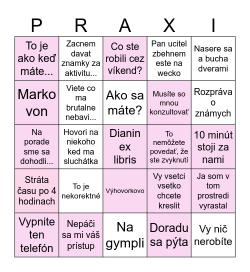 stepanek starterpack Bingo Card