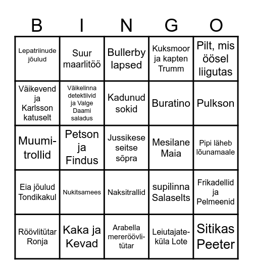 FILMIBINGO Card